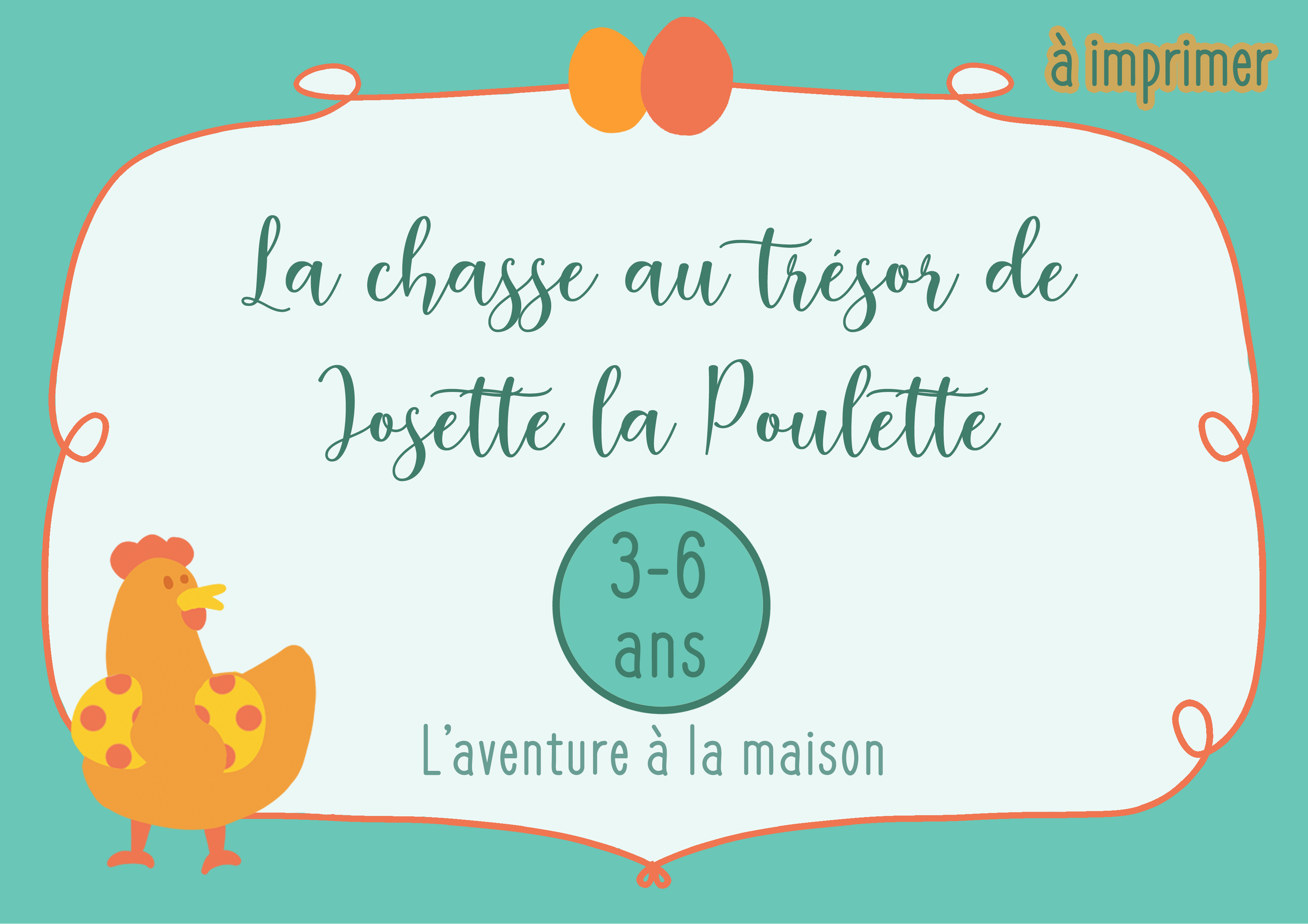 Chasse Au Tresor Josette A Imprimer