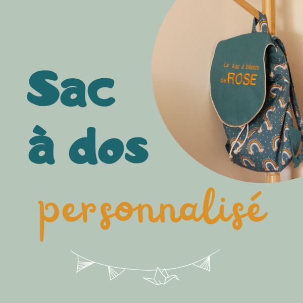 Sac à trésors personnalisé - Maternelle